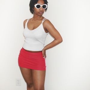 Champion hot pink y2k miniskirt